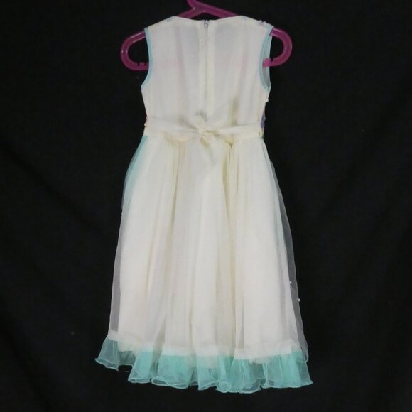 Floral Sleeveless Dress | size 24 months | Zip-Up Back Closure - Picture 2 of 16